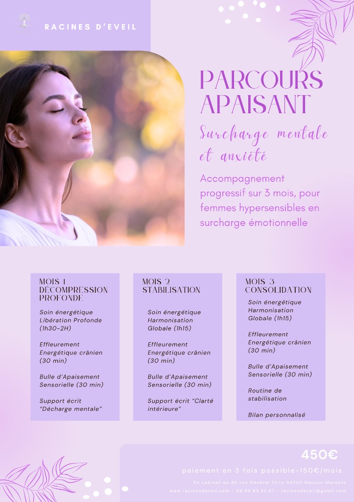 illustration Parcours Apaisement : 3 mois pour retrouver calme et équilibre