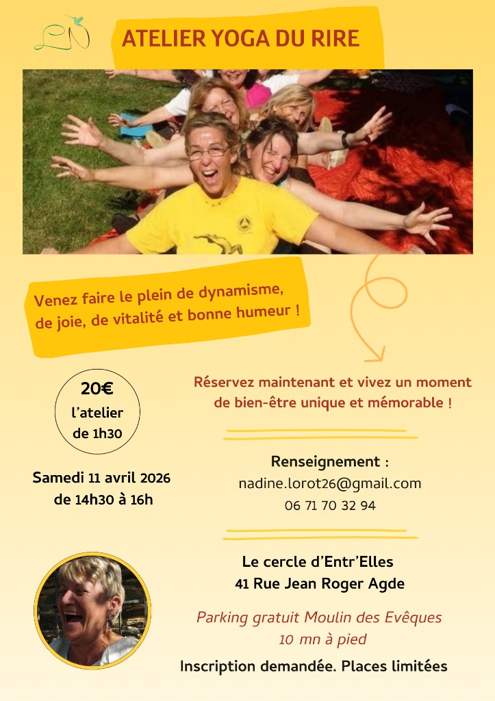 illustration Atelier de Yoga du Rire : “Votre dose de bonne humeur garantie !”