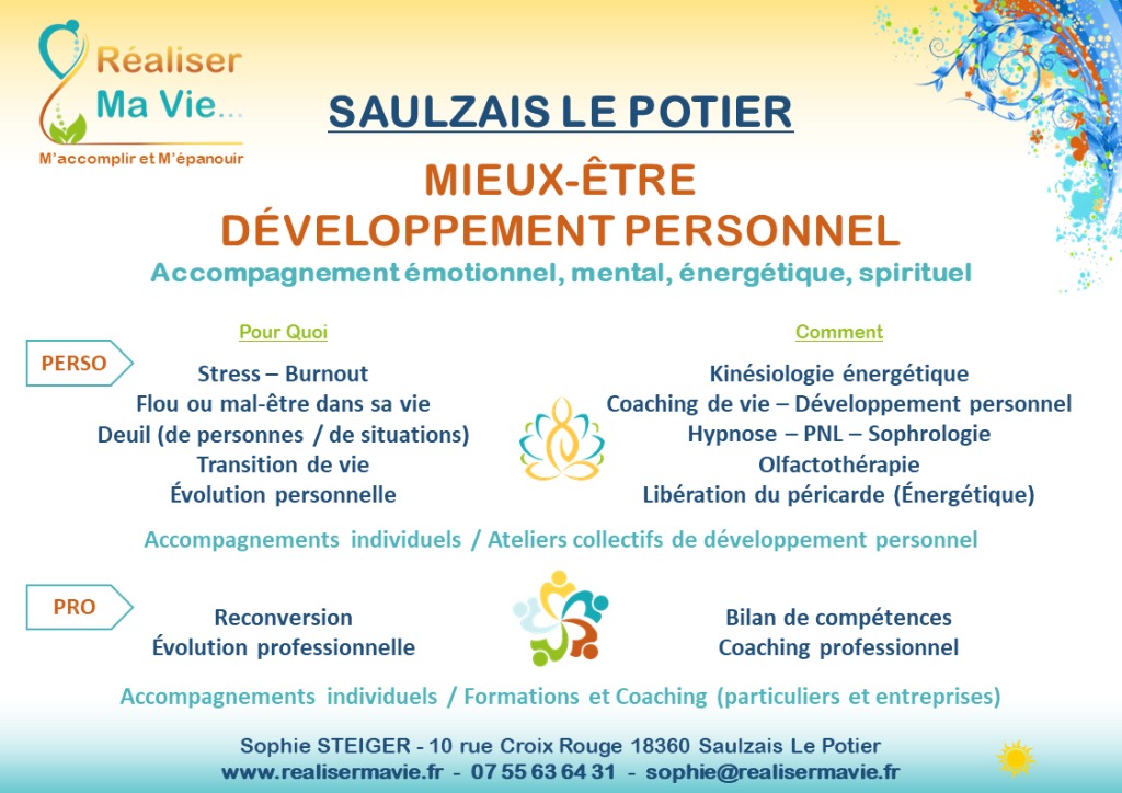 illustration Saulzais Le Potier (18) : Accompagnement personnel et professionnel