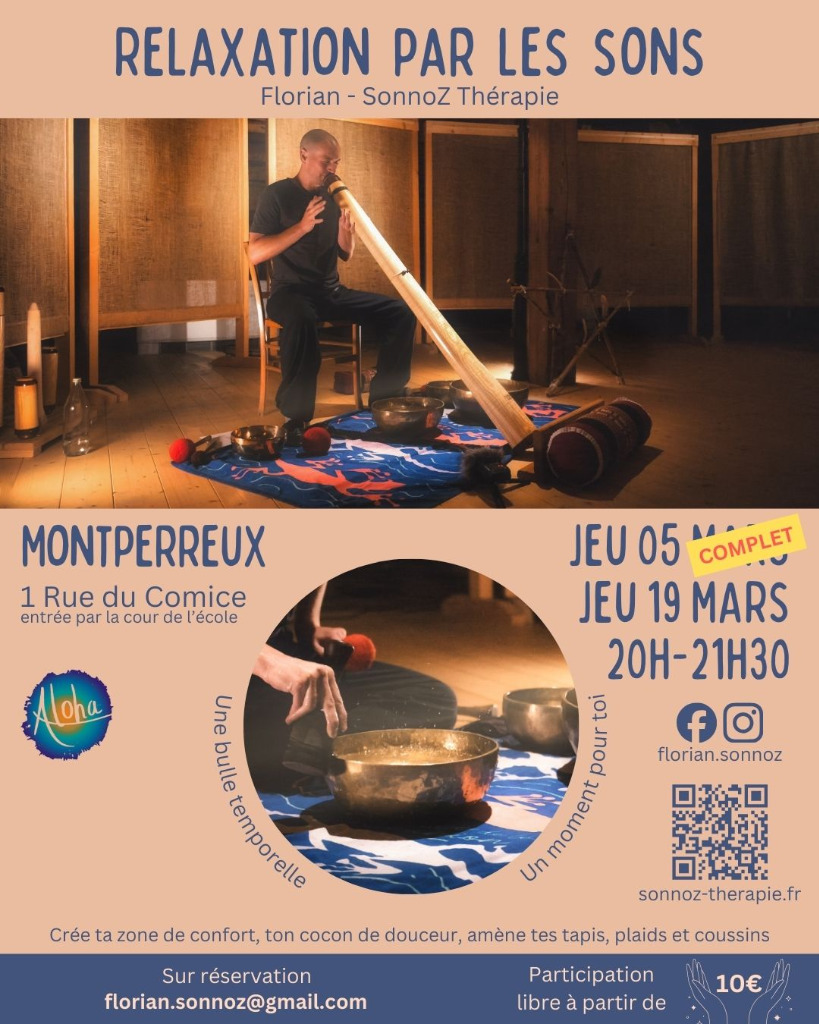 illustration Relaxation par les Sons - 19 Mars 20h à Montperreux