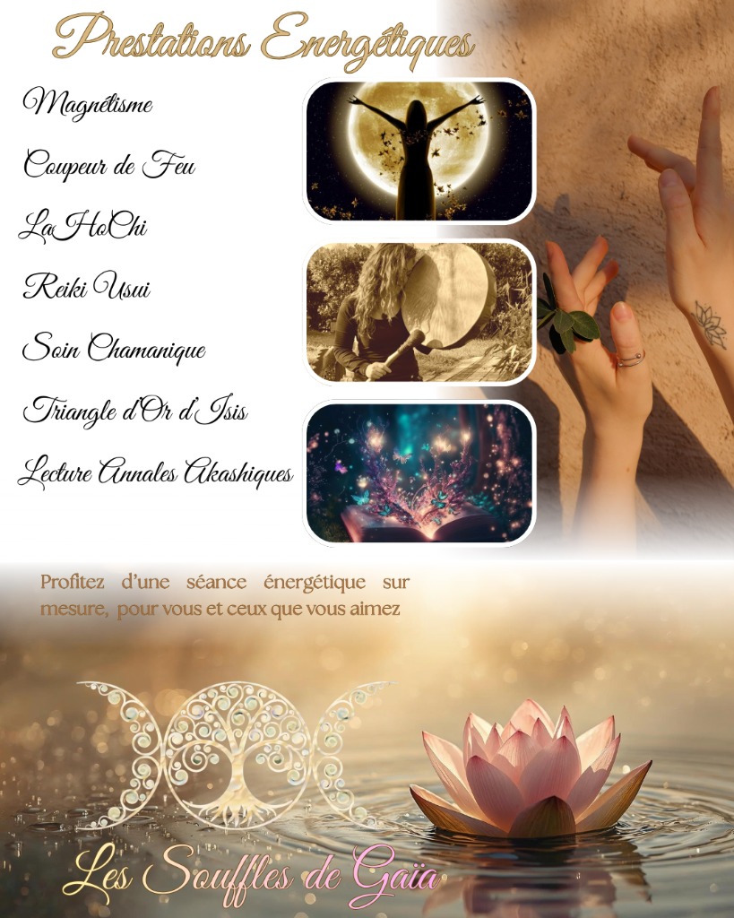 illustration L'Energie de Gaia, les soins énergétiques chez Les Souffles de Gaia
