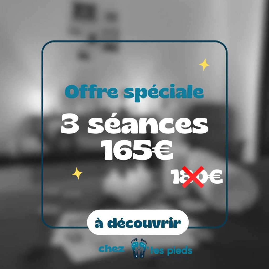 illustration Pack Bien-Être – 3 séances de réflexologie à 165€ (au lieu de 180€)
