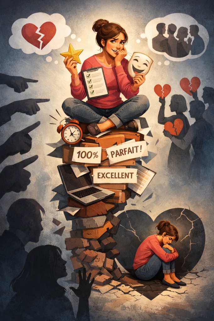 illustration Le perfectionnisme comme armure : quand être parfait(e) devient une protection