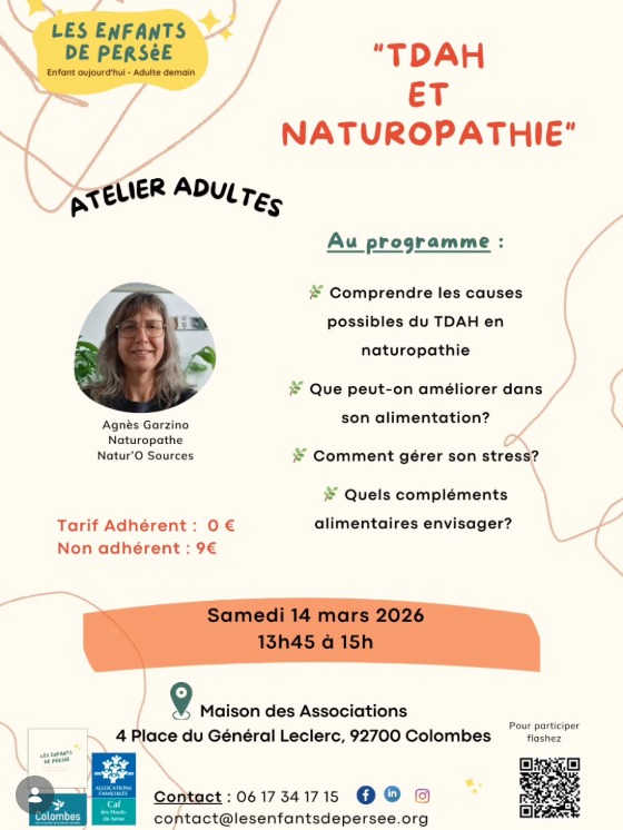 illustration TDAH et naturopathie