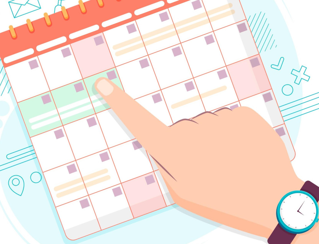 illustration 📆Agenda en ligne