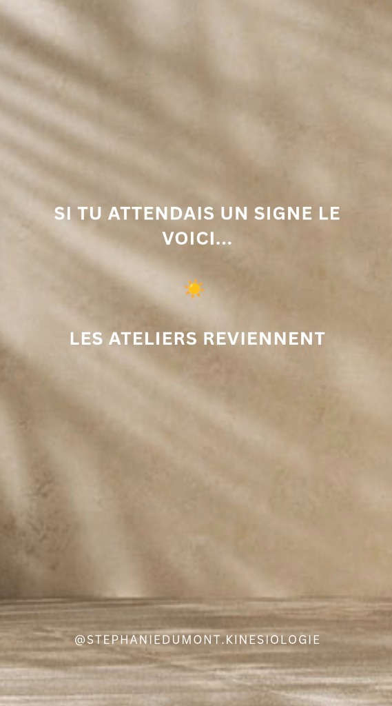 illustration Atelier kinésio