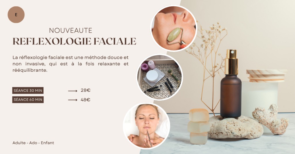 illustration Séance de Réflexologie Faciale