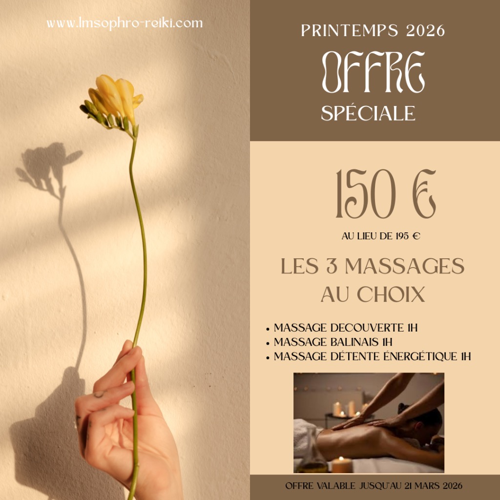 illustration Massage - Offre de printemps 🌸