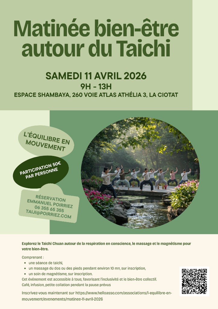 illustration Matinée bien-être autour du Taichi