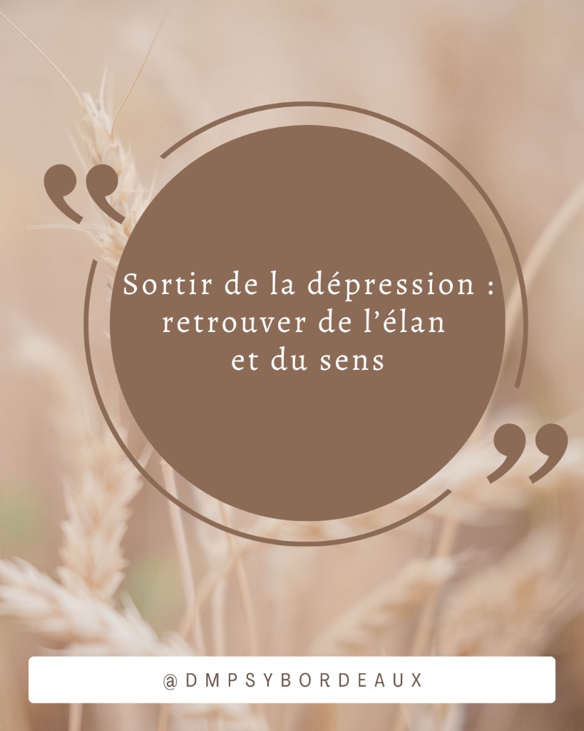 illustration Sortir de la dépression : retrouver de l’élan et du sens