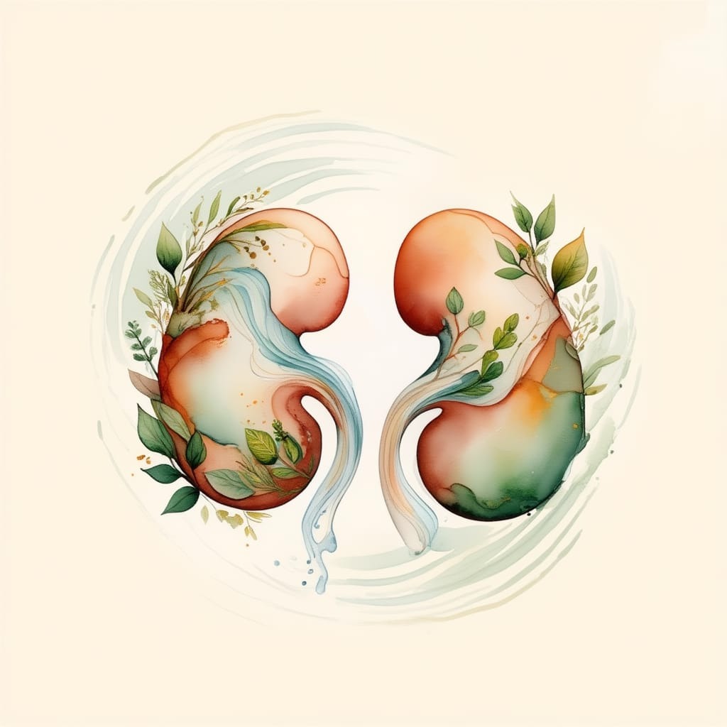 illustration Les Reins & le Stress