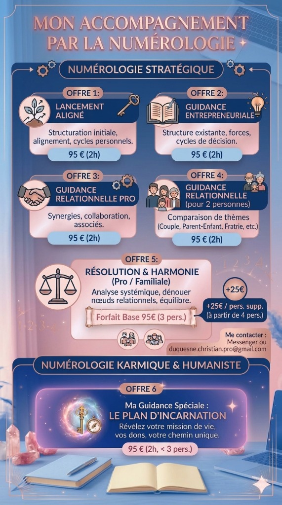 illustration Mes accompagnements numérologiques