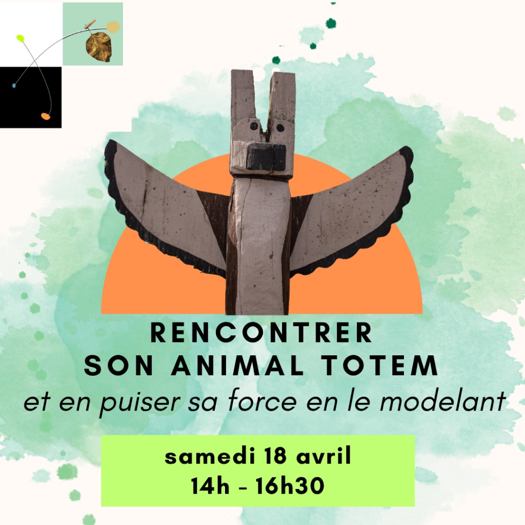 illustration Atelier Création & bien-être – Rencontrer son animal totem et en puiser sa force en le modelant