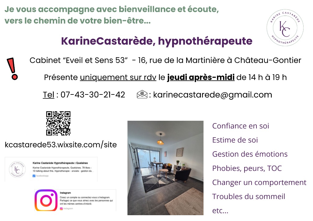 illustration Consultations sur RDV tous les jeudis après-midi à Château-Gontier