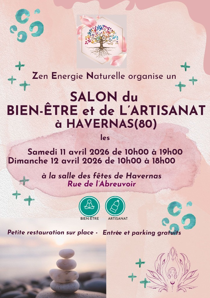 illustration Harmonie et Émotions au Salon Bien-Être d'Havernas !