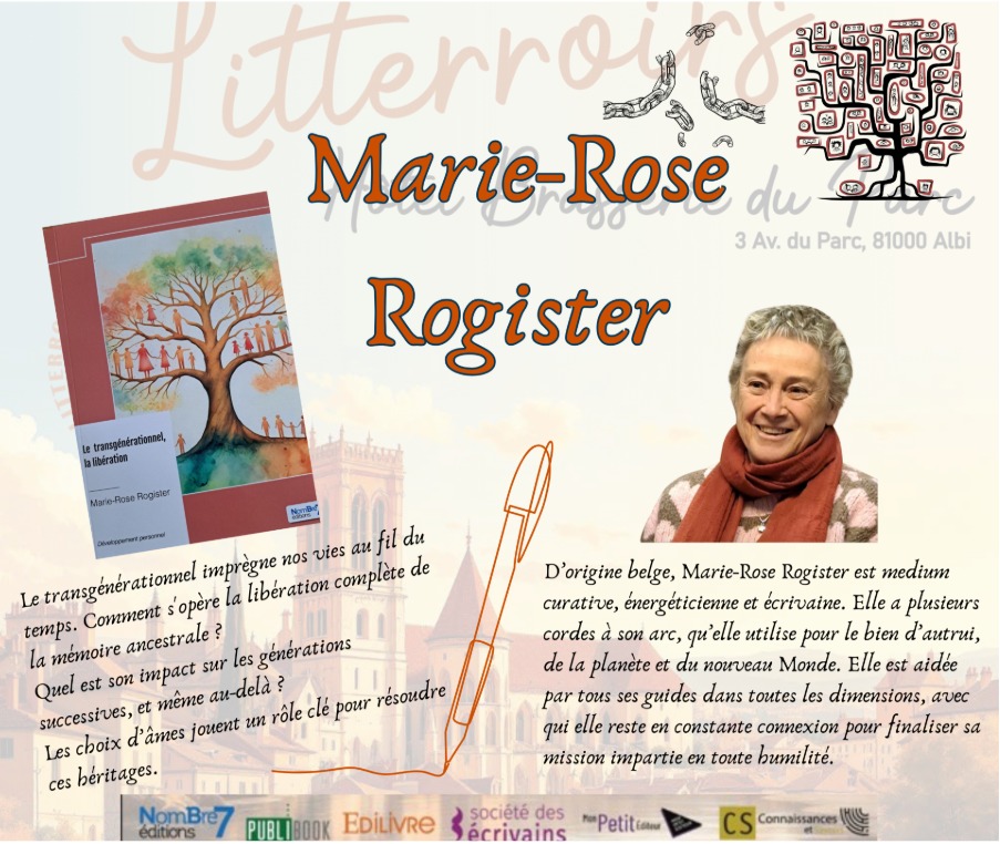 illustration Salon du LIVRE à ALBI "LE LITTERROIRS" Hôtel Brasserie du Parc les 11 ET 12 AVRIL 2026