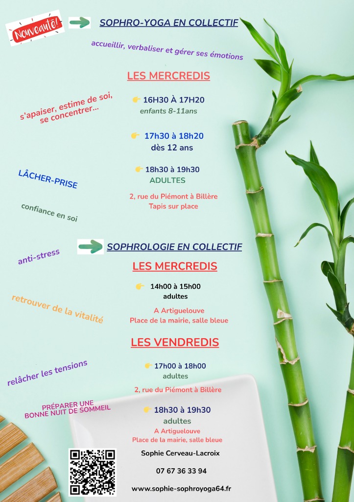 illustration SEANCES COLLECTIVES DE SOPHROLOGIE ET DE SOPHRO YOGA ENFANTS ADOLESCENTS ET ADULTES