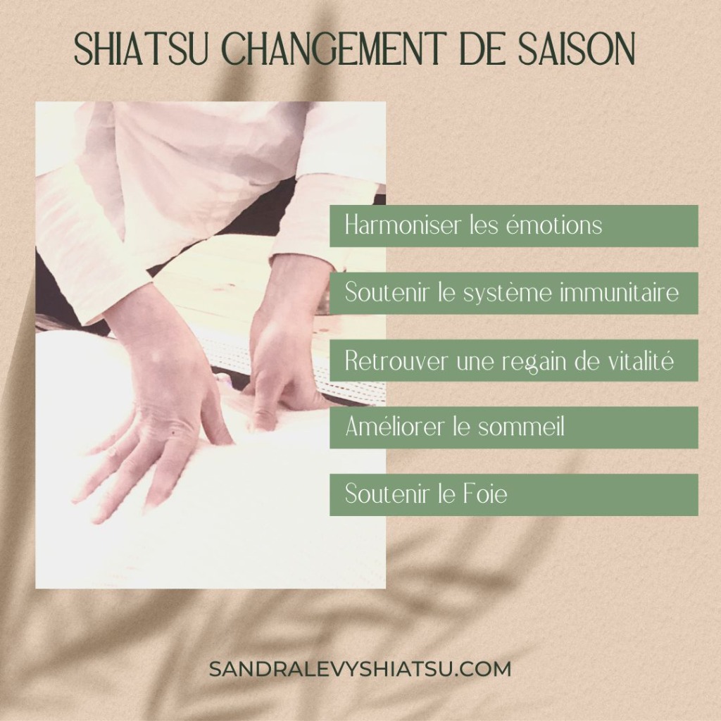 illustration Shiatsu changement de saison
