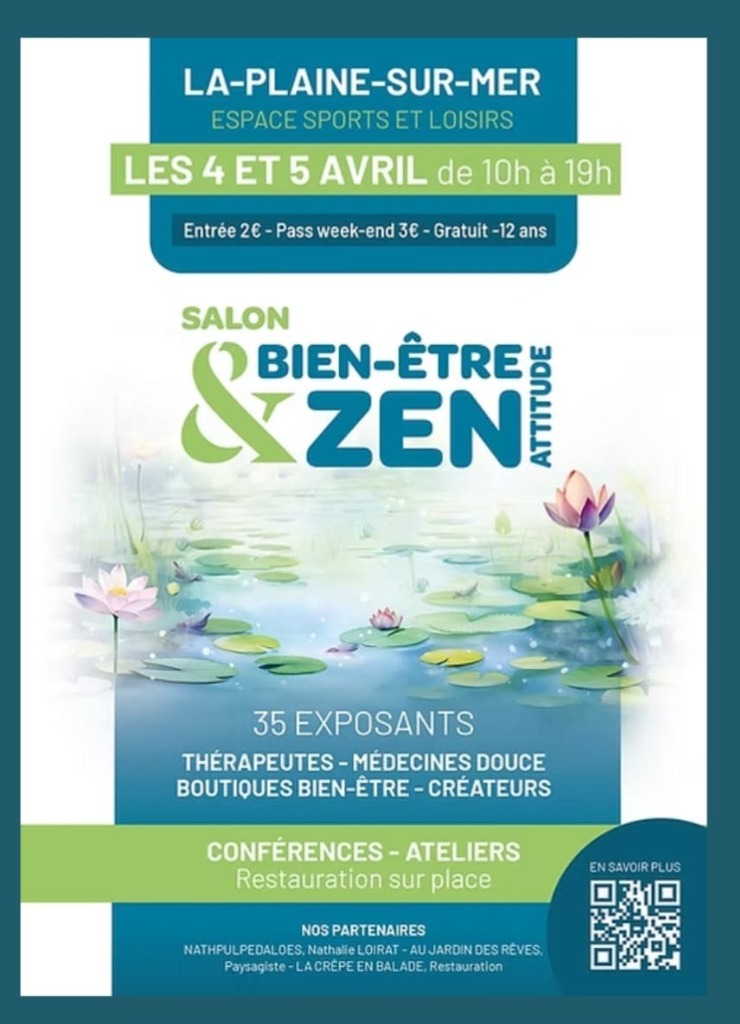 illustration Salon Bien-être et Zen Attitude 4 & 5 avril La Plaine-sur-Mer