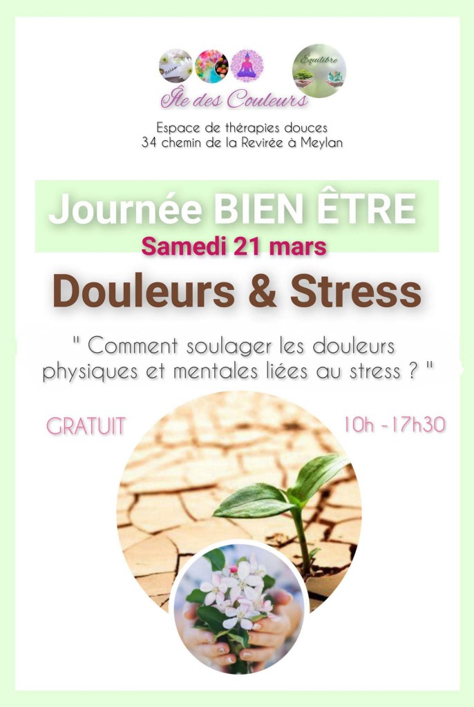 illustration Journée BIEN ÊTRE Espace île des couleurs à Meylan