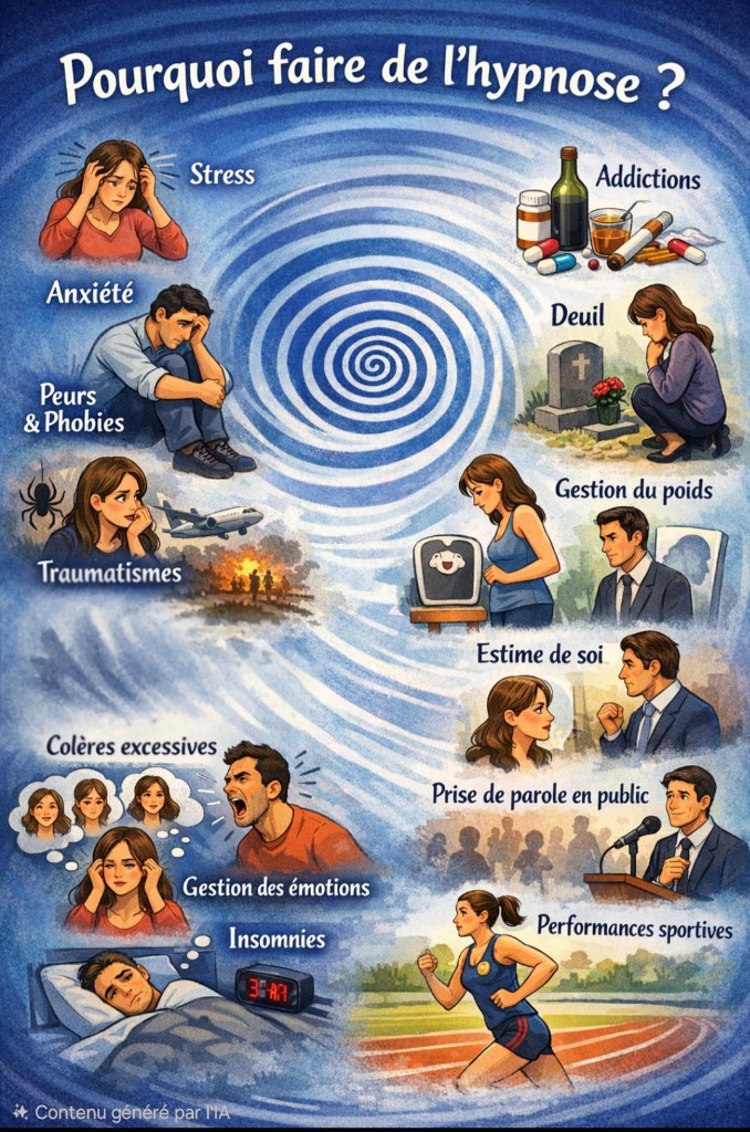 illustration L'hypnose pour vous aider.