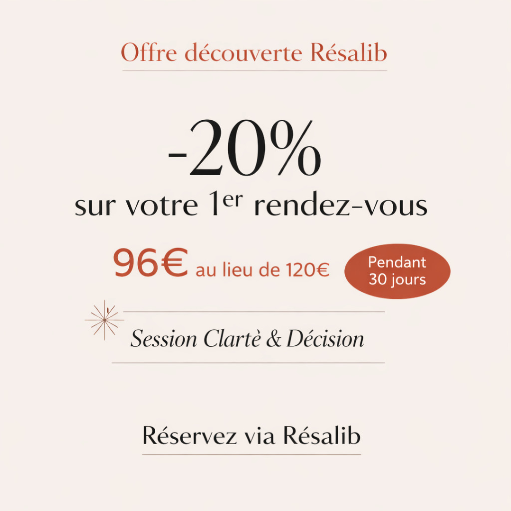 illustration Première séance – Clarté & décision (tarif découverte)