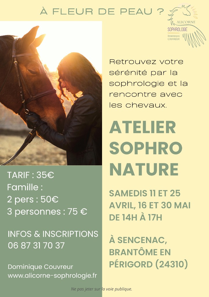 illustration ATELIERS SOPHRO NATURE du printemps