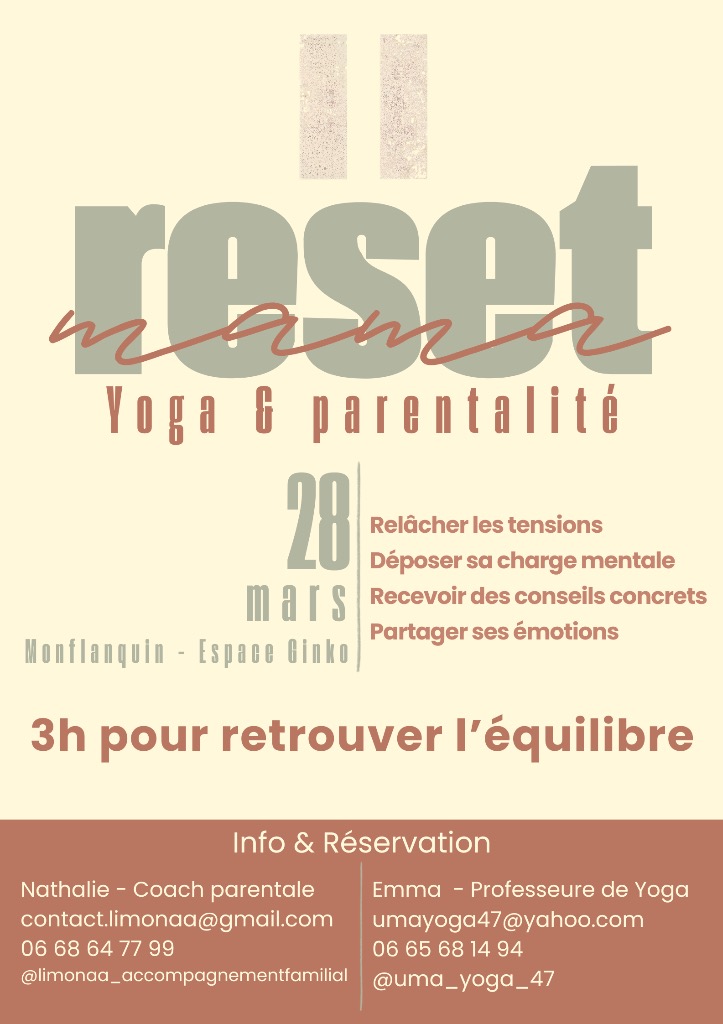 illustration Atelier Yoga et parentalité