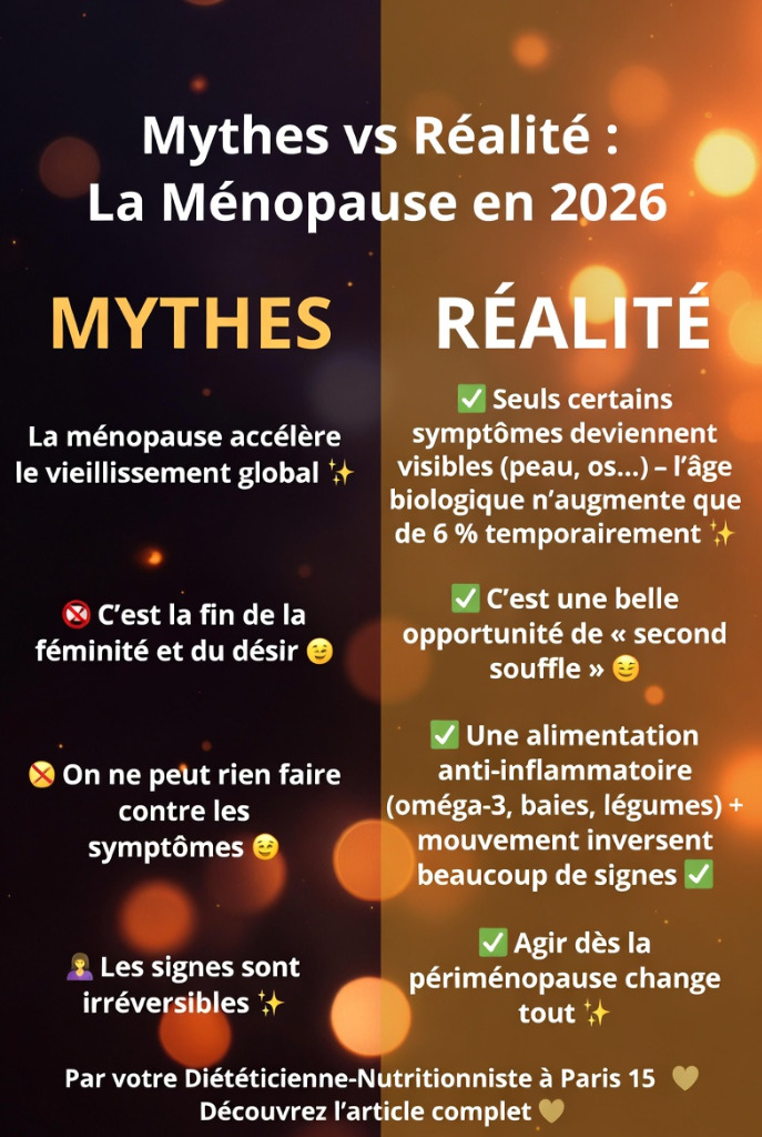 illustration La Menopause en 2026 Mythes et realités .