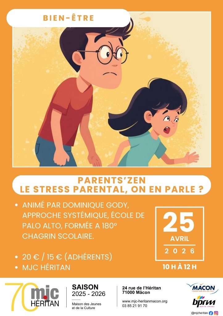illustration parents'zen : le stress parental on en parle ?