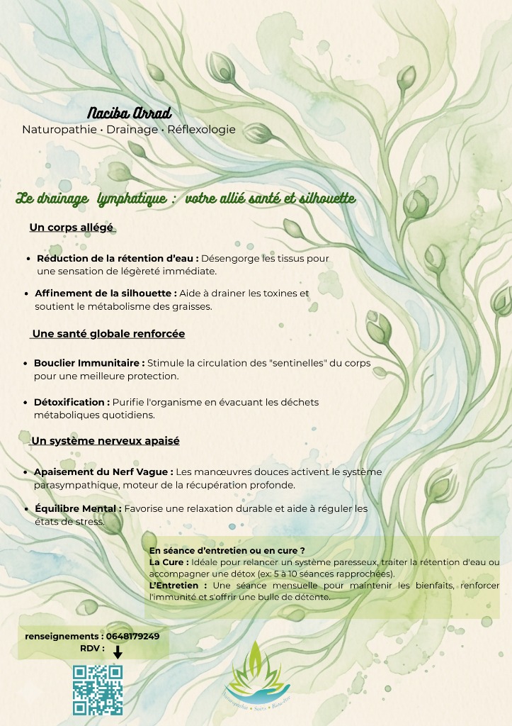 illustration Drainage lymphatique : Votre grand ménage de printemps