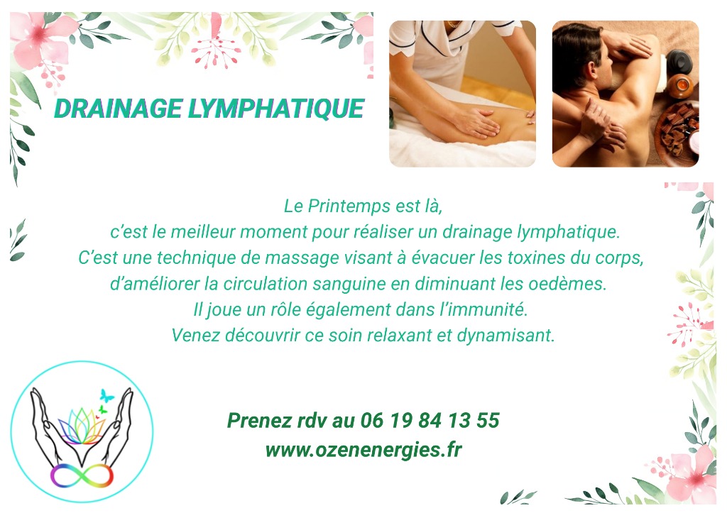 illustration DRAINAGE LYMPHATIQUE
