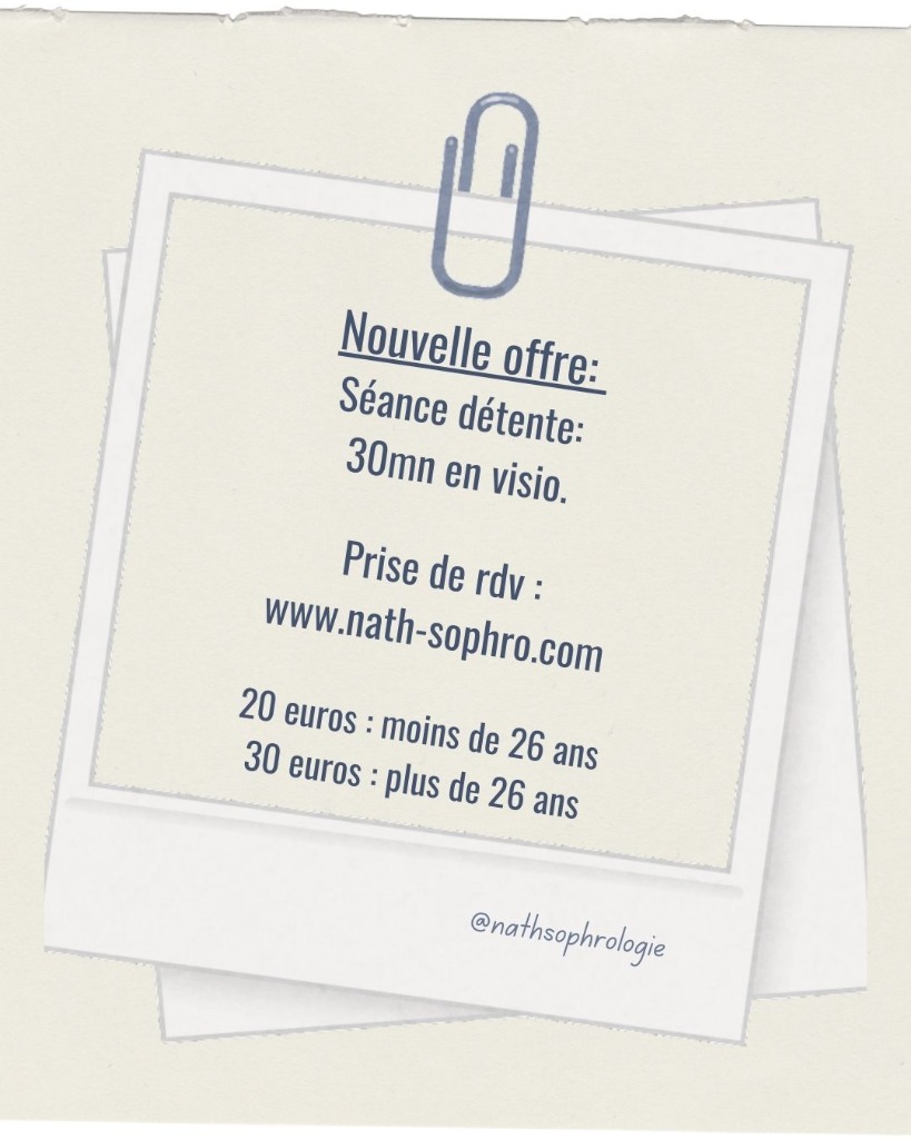 illustration Séance détente - 30 mn en visio