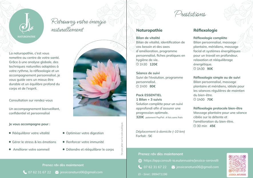 illustration Naturopathie & Réflexologie à Nice : un accompagnement personnalisé