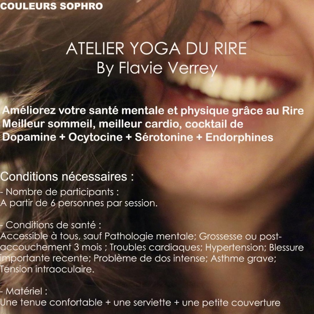 illustration Atelier de Yoga du Rire by Flavie Verrey - Mardi 7 avril matin - Paris 16è Mirabeau