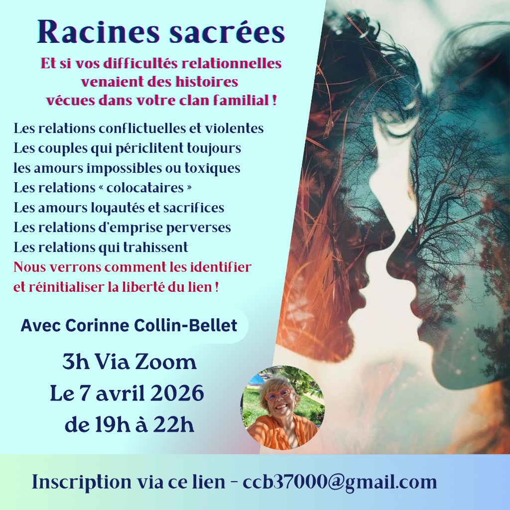 illustration Racines sacrées, atelier en ligne d'exploration transgénérationnelle
