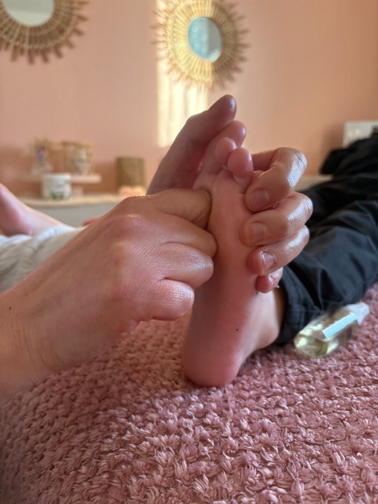 illustration reflexologie pédiatrique