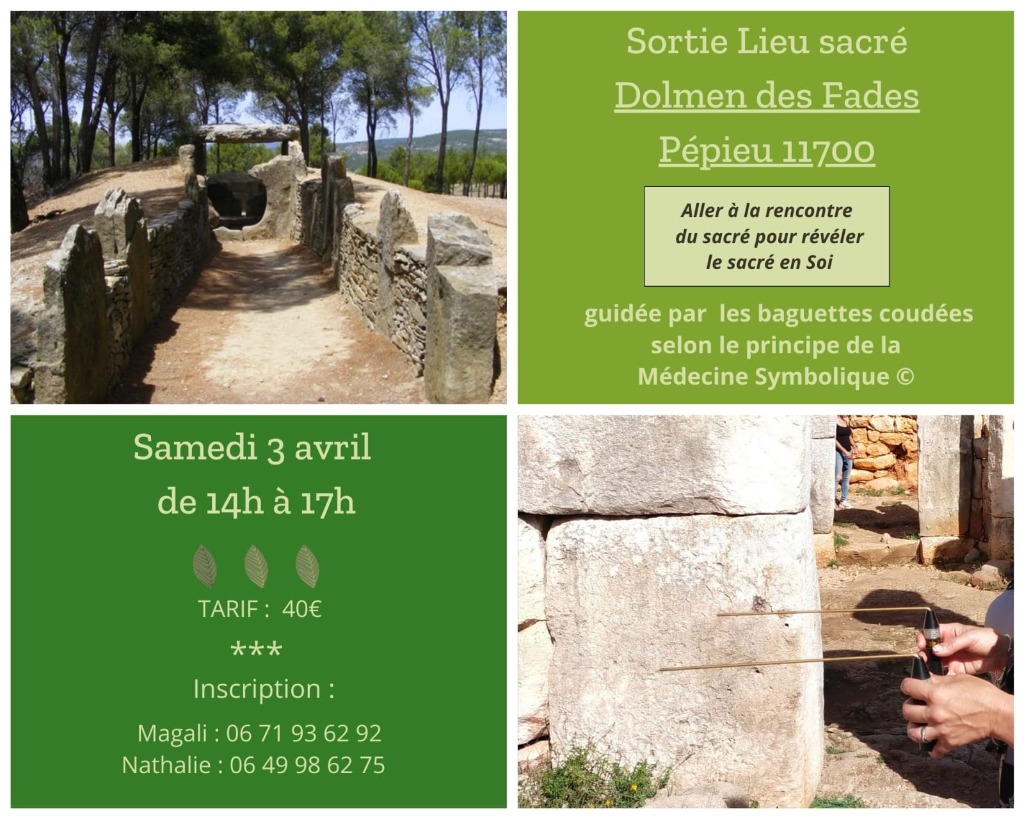 illustration Sortie lieu sacré guidée aux baguettes coudées