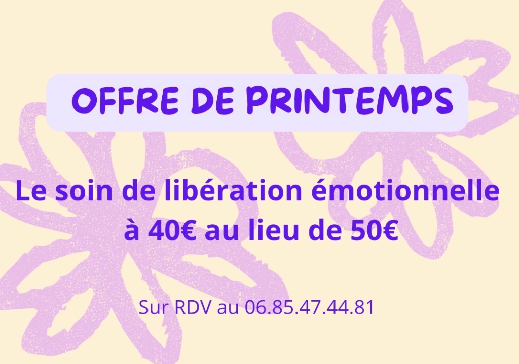 illustration Le soin de libération émotionnelle à 40€