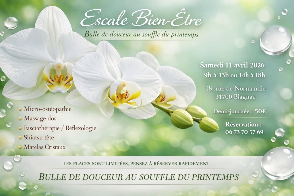 illustration Escale Bien-Etre Printanière