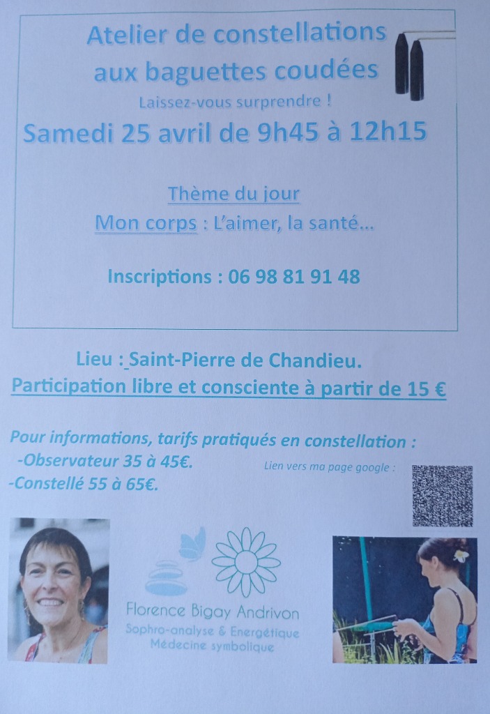 illustration Prochain atelier de constellations aux baguettes le samedi 25 avril de 9h45 à 12h15