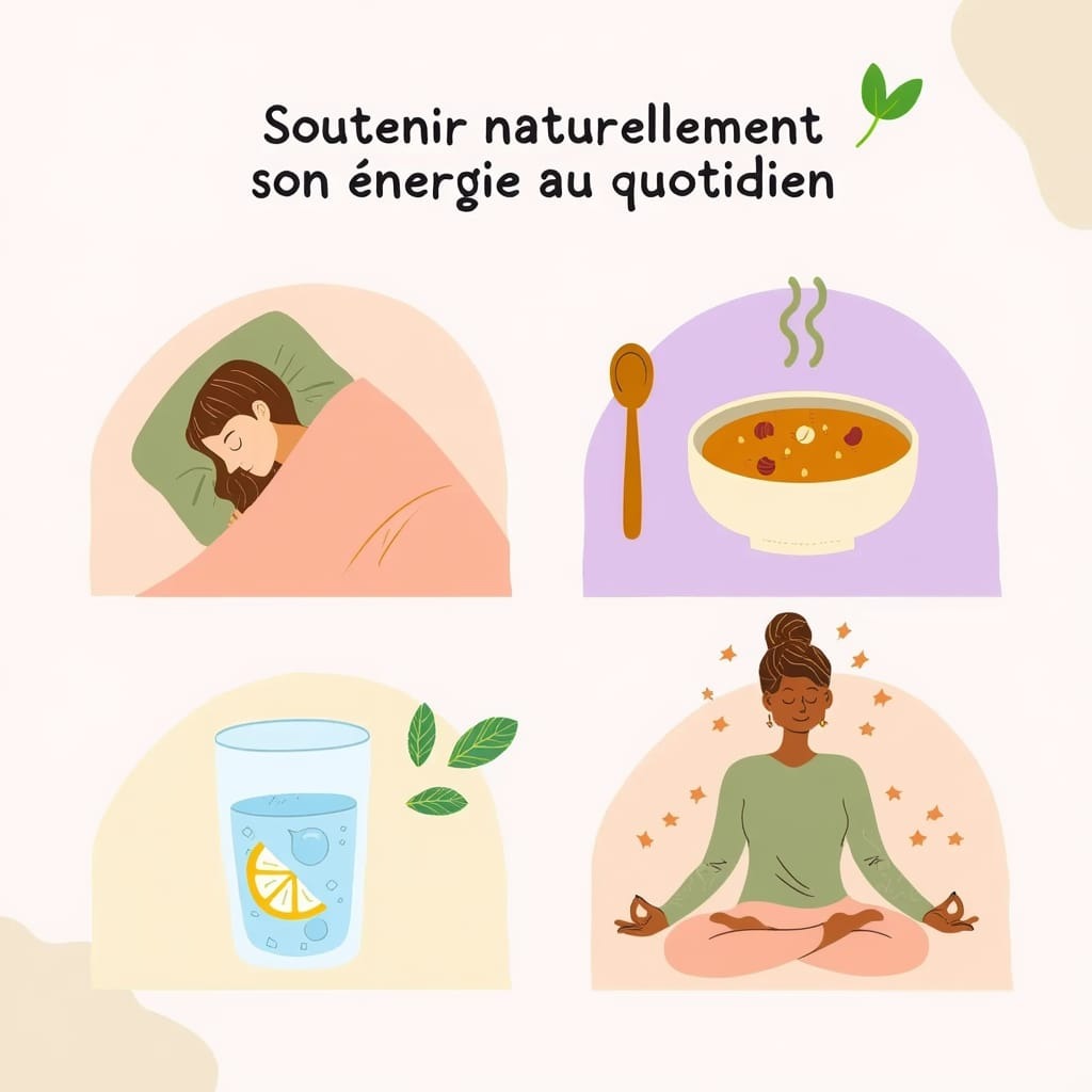 illustration Alimentation et repos