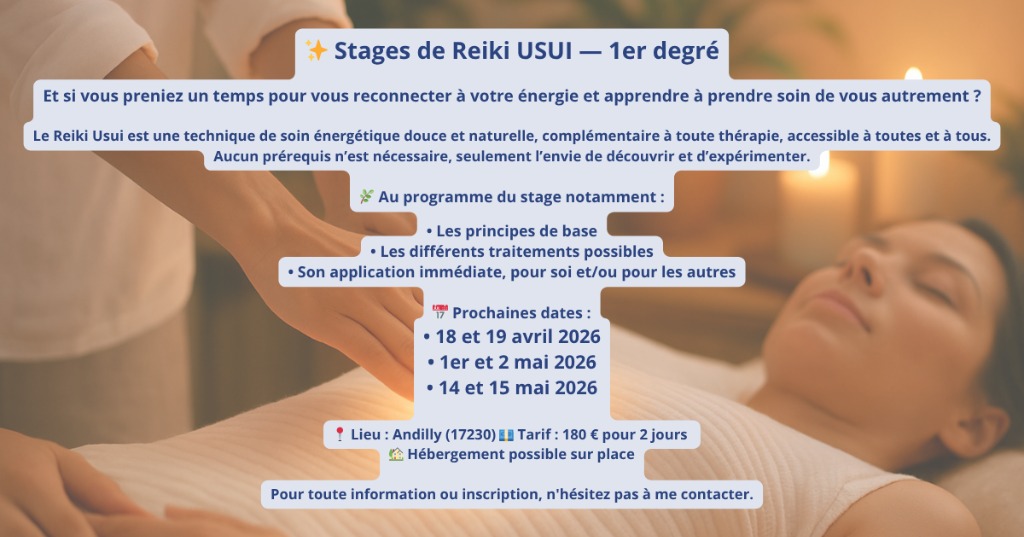 illustration Initiation au REIKI USUI - 1er degré
