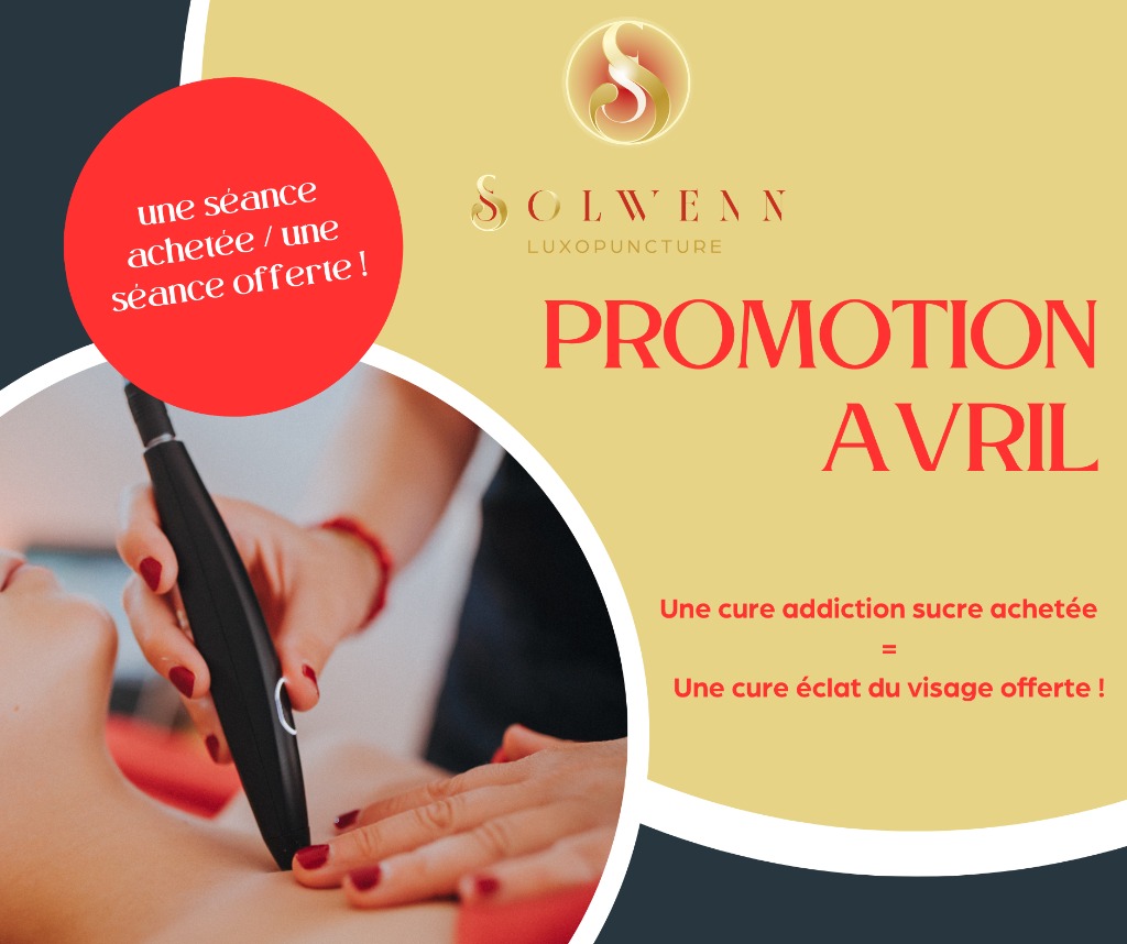 illustration En avril, une cure addiction au sucre achetée = une cure éclat du visage offerte !