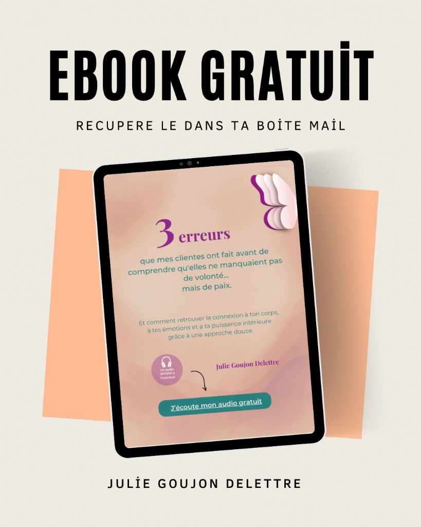 illustration EBOOK LES 3 ERREURS qui te font croire que tu manques de volonté.