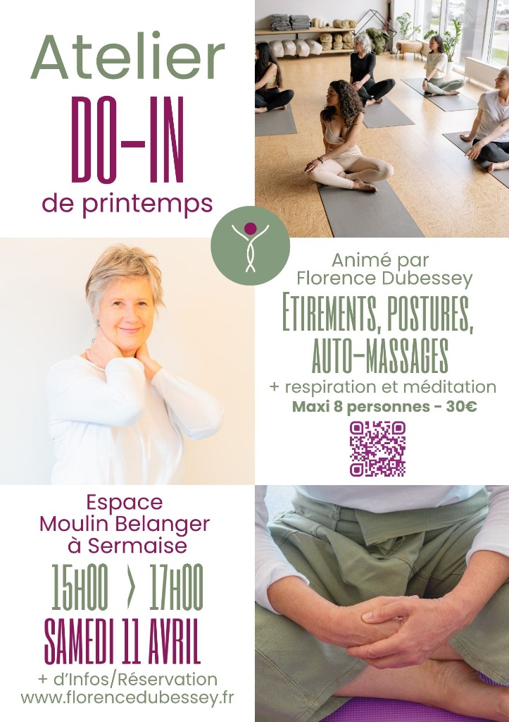 illustration Atelier DO-IN de printemps à Sermaise dans l'essonne