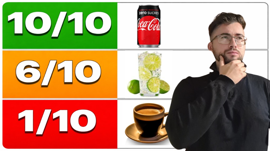 illustration De la PIRE à la MEILLEURE boisson pour votre SANTÉ