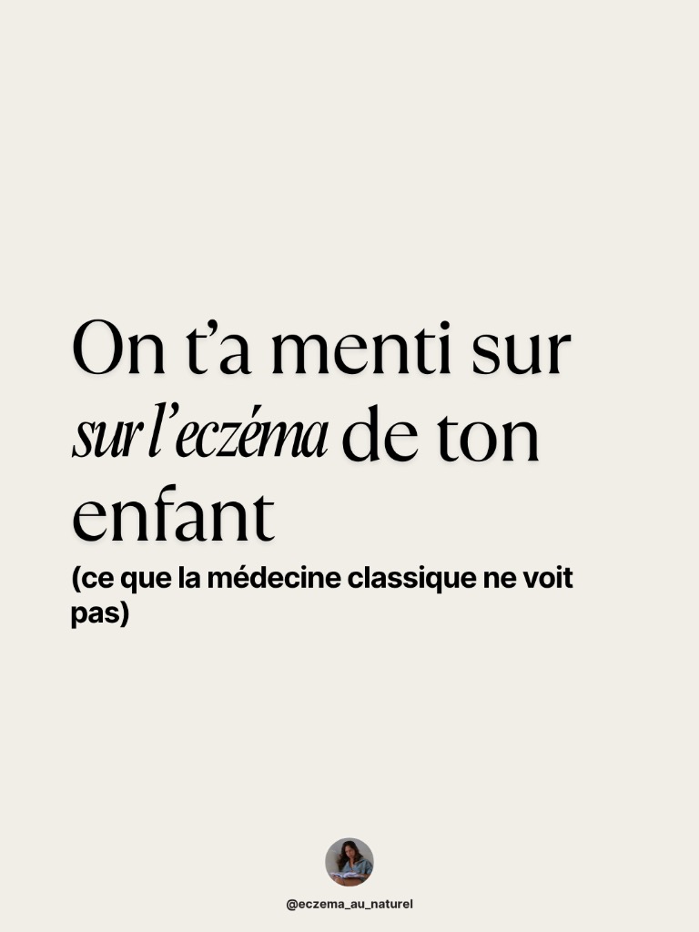 illustration L'eczéma de votre enfant : ce que la médecine classique ne voit pas
