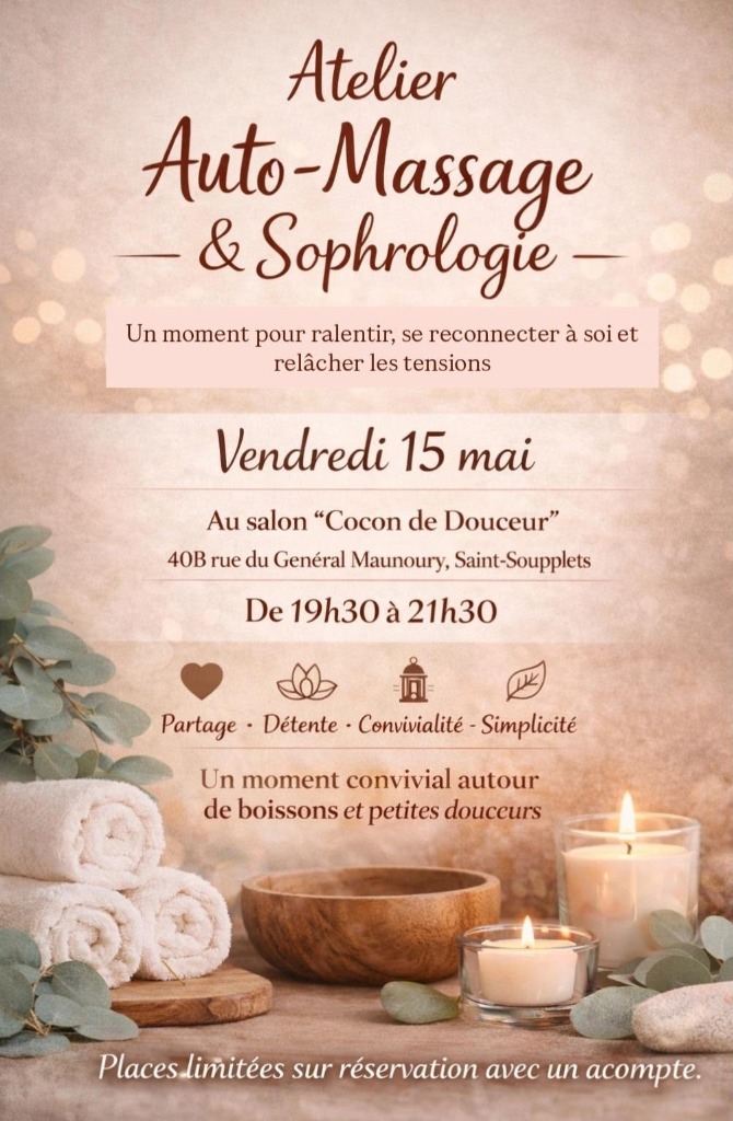 illustration sophrologie et auto-massage