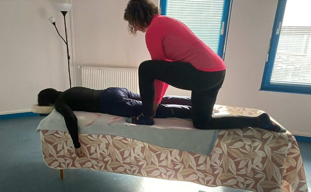 illustration massage Shiatsu